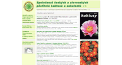 Desktop Screenshot of cs-kaktusy.cz
