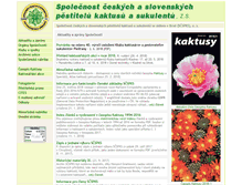 Tablet Screenshot of cs-kaktusy.cz
